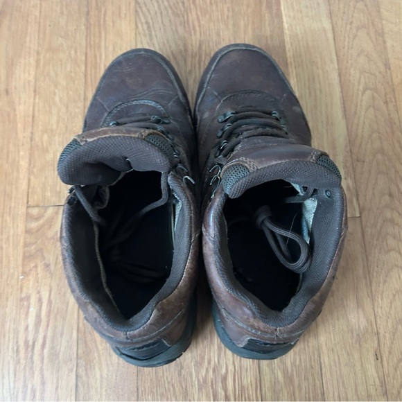 Cabela’s Brown Leather Lace Up Outdoor Work Weatherproof Boots Men’s Size 10.5 - Picture 6 of 7